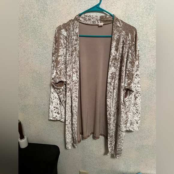 Women’s 7th Ray velvet cardigan - Picture 1 of 5